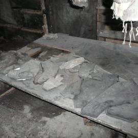 2009-10 Scott's 'Discovery' hut, interior, Ross Sea Party clothing