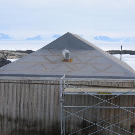 2005-06 Shackleton's 'Nimrod' hut, exterior, Cape Royds (002)