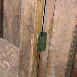 2005-06 Work details, main door, Shackleton's 'Nimrod' hut, Cape Royds (002)