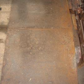 2005-06 Metal floor panels surrounding Mrs Sam Stove, Cape Royds
