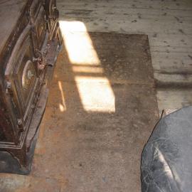 2005-06 Metal floor panels surrounding Mrs Sam Stove, Cape Royds