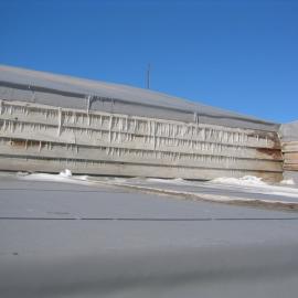 2006 Snow build-up, Scott's 'Terra Nova' hut, Cape Evans (001)