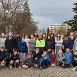 2022 Young Inspiring Explorers™ Summit students, guests, and facilitators group photo (001)