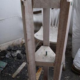 2010-11 Magnetometer stand inside the Magnetic hut, Cape Evans