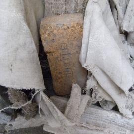 2010-11 'Thistle' firebrick inside the Magnetic hut, Cape Evans