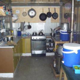 2010-11 Kitchen at the Cape Evans field camp