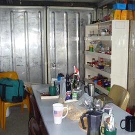 2010-11 Mess area in the Cape Evans field camp