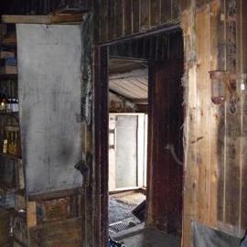 2010-11 Main door of Scott's 'Terra Nova' hut, Cape Evans