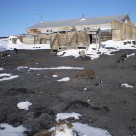 North elevation of Scott's 'Terra Nova' hut