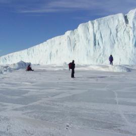 AHT K170 team members at Barne Glacier