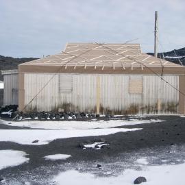 South elevation of Shackleton's 'Nimrod' hut