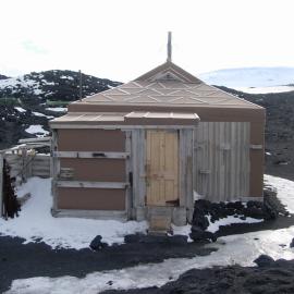 West elevation of Shackleton's 'Nimrod' hut