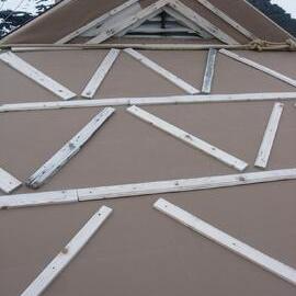 Roof detail, Shackleton's 'Nimrod' hut