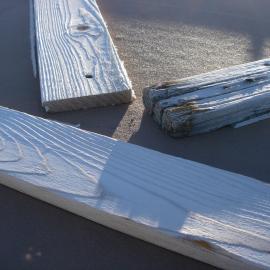 Roof detail, Shackleton's 'Nimrod' hut (007)