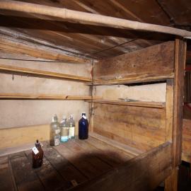 2015-16 Klovstad and Bernacchi's bunks, Borchgrevink's Living hut (002)