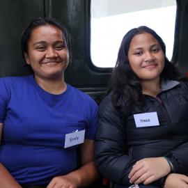 Young Inspiring Explorers Emily and Irasa 