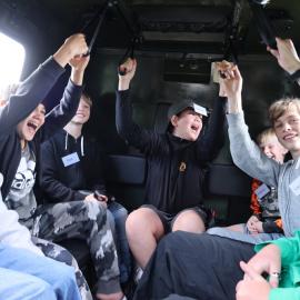 Young Inspiring Explorers™ onboard the Hägglunds (003)