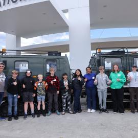 Young Inspiring Explorers™ group at IAC