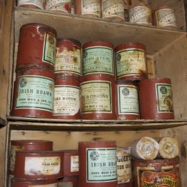 2012 Shackleton's 'Nimrod' hut, interior, food stores