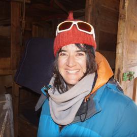2015-16 Lizzie Meek in Borchgrevink's hut