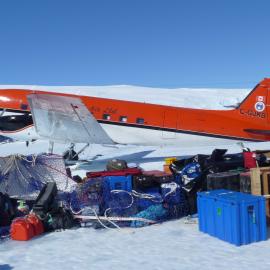 Kenn Borek Aeroplane and cargo