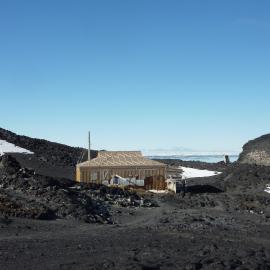 2010-11 Final inspection, Shackleton's 'Nimrod' hut, Cape Royds