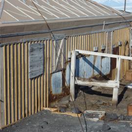 2010-11 Final inspection, Shackleton's 'Nimrod' hut, Cape Royds
