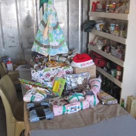 2010-11 Christmas presents at the AHT field camp