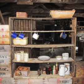 2010-11 Shelf on the rebuilt bulkhead, Cape Evans