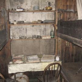 2010-11 Desk in the Geology area inside Scott's 'Terra Nova' hut