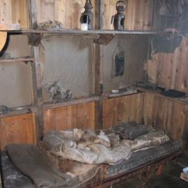2010-11 Scott's Cubicle inside Scott's 'Terra Nova' hut, Cape Evans