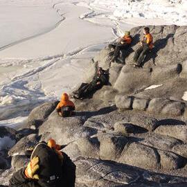 2010-11 K170 team on a walk near Cape Royds