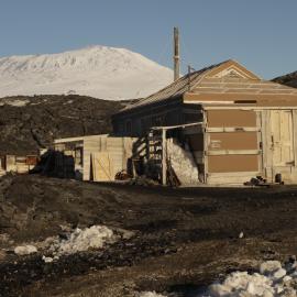 2010-11 North-West view of Shackleton's 'Nimrod' hut, Cape Royds