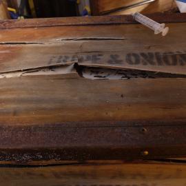 2010-11 Detail of Venesta case repairs, Cape Royds (002)