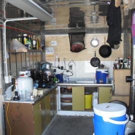 2010-11 Kitchen facilities at the Cape Royds field camp