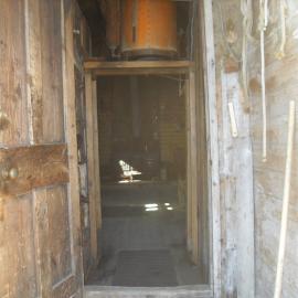 2010-11 Main door into Shackleton's 'Nimrod' hut, Cape Royds