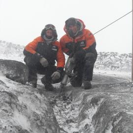 2010-11 John Taylor and Jamie Clarke digging a trench