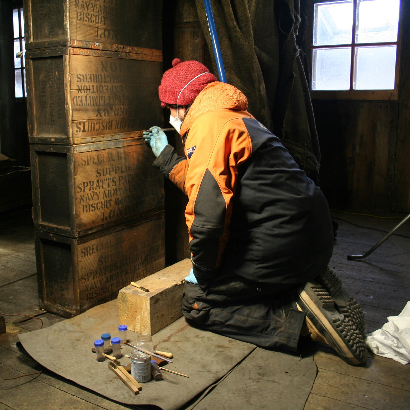 'Discovery' hut - During RSHRP Conservation
