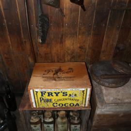 2022-23 Fry's cocoa tins, Galley, Scott's 'Terra Nova' hut, Cape Evans