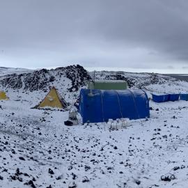 2022-23 Christmas eve at the Cape Royds field camp