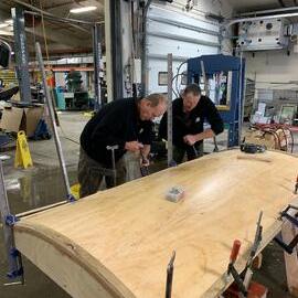 2022-23 Doug Henderson and John Taylor bending ply, Scott Base