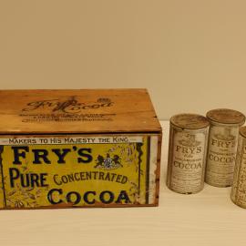 Fry's Cocoa box before repatriation