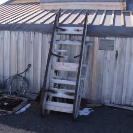 External Annex wall, Scott's 'Terra Nova' hut