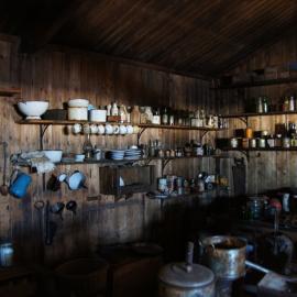 Galley in Scott's 'Terra Nova' hut