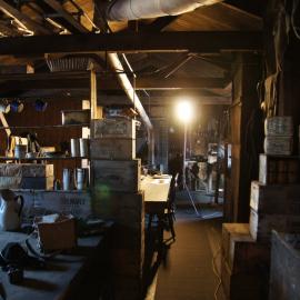 Lighting up Scott's 'Terra Nova' hut