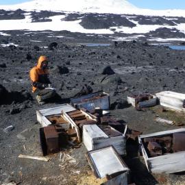 Southern food cache, Cape Evans