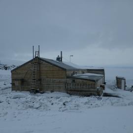 East elevation, Scott's 'Terra Nova' hut