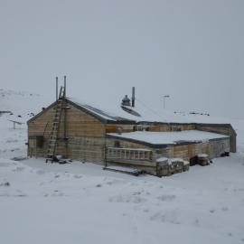 Northeast elevation, Scott's 'Terra Nova' hut