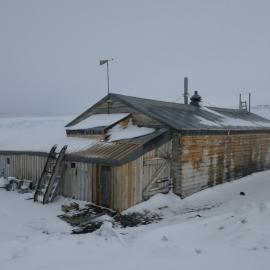 Southwest elevation, Scott's 'Terra Nova' hut