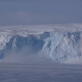Barne Glacier after avalanche